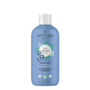 Attitude, Little Leaves Bubble Bath Blueberry, 16 Oz