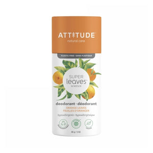 Attitude, Super Leaves Deodorant Orange Leaves, 3 Oz