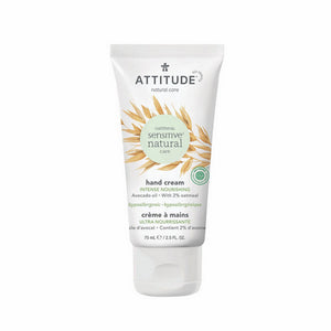 Attitude, Sensitive Skin Hand Cream Avocado, 2.5 Oz