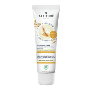 Attitude, Sensitive Skin Body Cream Argan, 8.1 Oz