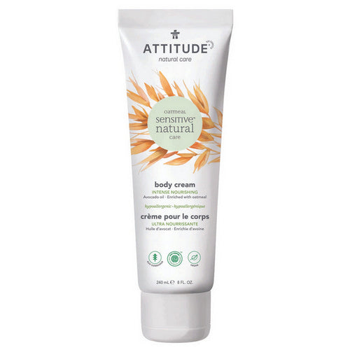 Attitude, Sensitive Skin Body Cream Avocado, 8.1 Oz