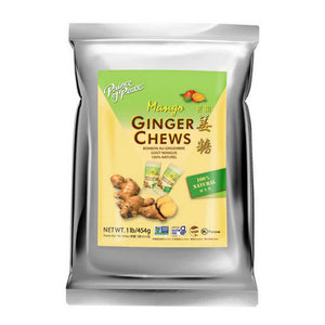 Prince Of Peace, Ginger Chews Mango Bulk, 1 lb