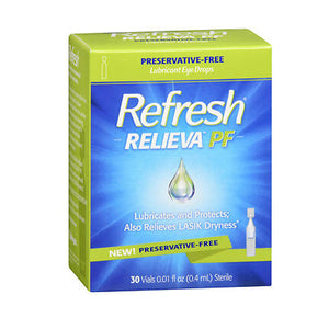 Refresh, Refresh Relieva PF Lubricant Eye Drops, 30 Vials
