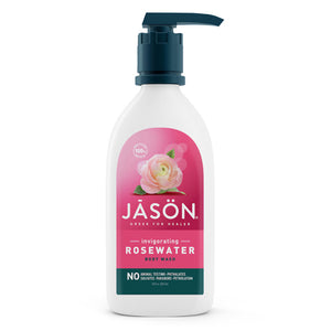 Jason Natural Products, Body Wash Rosewater, 16 Oz