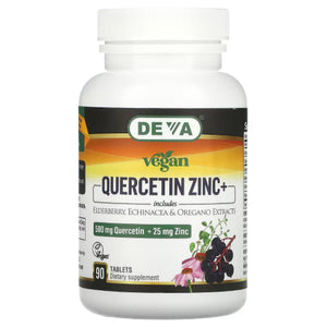 Biotene, Vegan Quercetin w/ Zinc & Elderberry, 500 mg, 90 Tabs