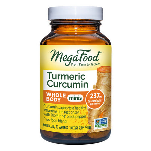 MegaFood, Turmeric Curcumin Minis Whole Body, 60 Tabs