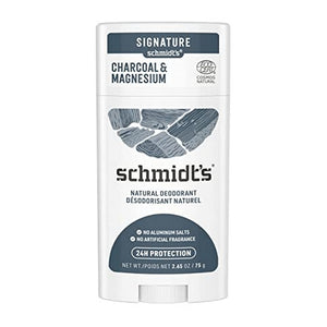 Schmidt's Deodorant, Natural Deodorant - Charcoal + Magnesium, 2.65 Oz