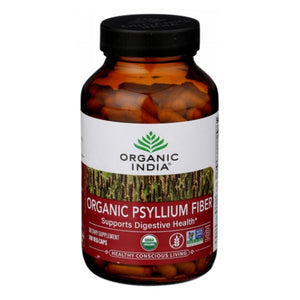 Organic India, Organic Psyllium Fiber, 180 VegCaps
