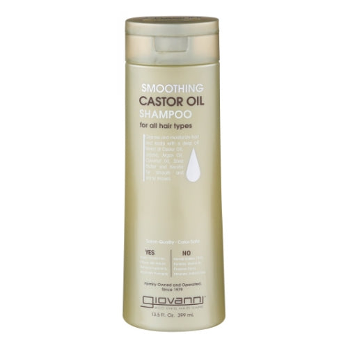 Giovanni Cosmetics, Smoothing Castor Oil Shampoo, 13.5 Oz