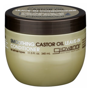 Giovanni Cosmetics, Smoothing Castor Oil Leave-In Conditioner, 11.5 Oz