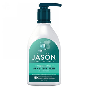 Jason Natural Products, Sensitive Skin Body Wash, 16 Oz