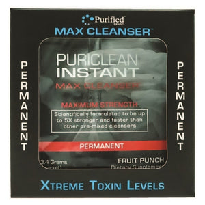 Purified, Max Permanent Cleanse Fruit Punch, 7 Packets