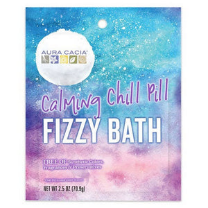 Aura Cacia, Calming Chill Pill Fizzy Bath, 2.5 Oz