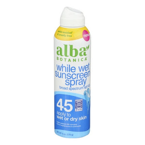 Alba Botanica, While Wet SPF 50 Spray, 5 Oz