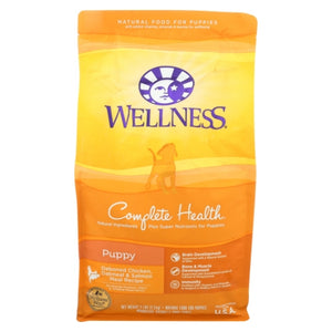 Wellness, Chicken Salmon & Oatmeal Natural Dry Puppy Food, 5 Lb