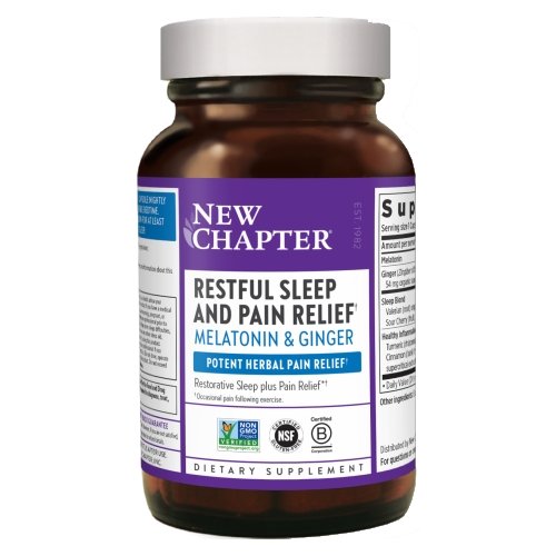 New Chapter, Restful Sleep + Pain, 30 Veg Caps