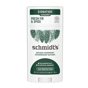 Schmidt's Deodorant, Natural Deodorant Fresh Fir & Spice, 2.65 Oz