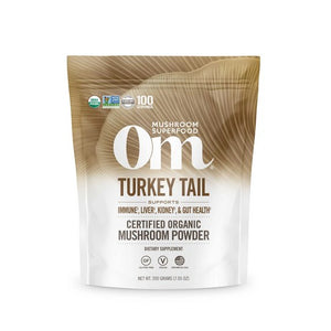 Om Mushrooms, Turkey Tail Organic Mushroom Powder, 7.05 Oz