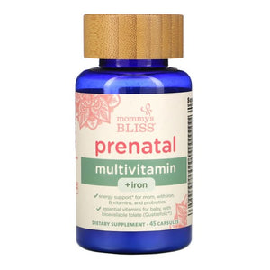 Mommys bliss, Prenatal Multivitamin + Iron, 45 Count