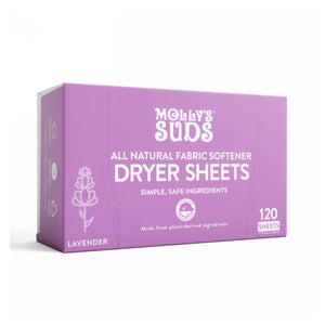 Molly's Suds, Dryer Sheets Lavender, 120 Loads