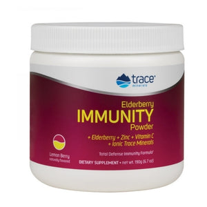 Trace Minerals, Elderberry Immunity Lemon Berry, 6.7 Oz