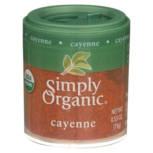 Simply Organic, Mini Cayanne Pepper Ground, 0.53 Oz (Case of 6)