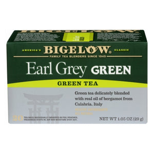 Bigelow, Earl Grey Green Tea, 20 Bags (Case of 6)