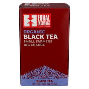 Equal Exchange, Organic Black Tea, 20 Bags (Case of 6)