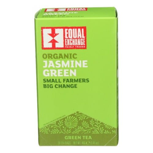 Equal Exchange, Organic Jasmine Green Tea, 20 Bags (Case of 6)
