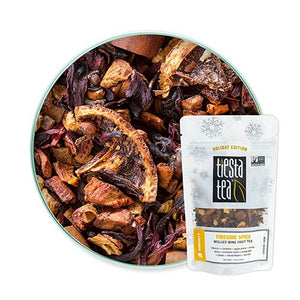 Tiesta Tea, Fireside Spice  Loose Leaf Mulled Wine Herbal Tea, 1.5 Oz (Case of 6)