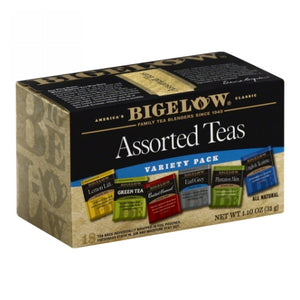 Bigelow, Assorted Green Tea Variety Pack, 18 Bags (Case of 6)