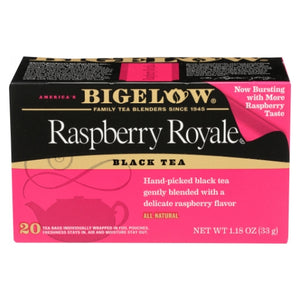 Bigelow, Black Tea Raspberry Royale, 20 Bags (Case of 6)