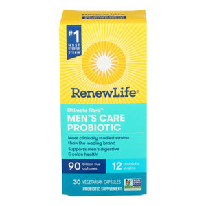 Renew Life, Ultimate Flora Men's Care Probiotic, 90 Billion 30 Veg Caps