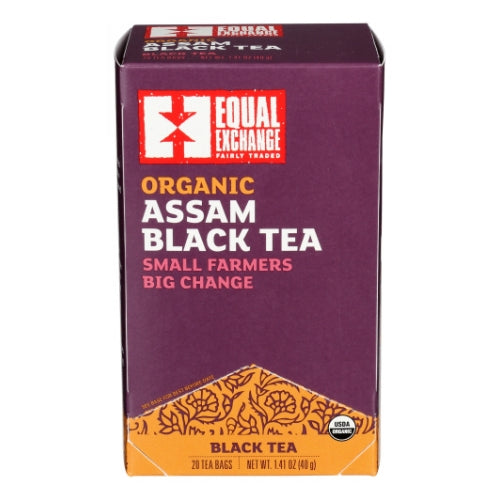 Equal Exchange, Organic Assam Black Tea, 20 Bags (Case of 6)