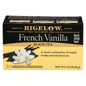 Bigelow, French Vanilla Black Tea, 20 Bags (Case of 6)