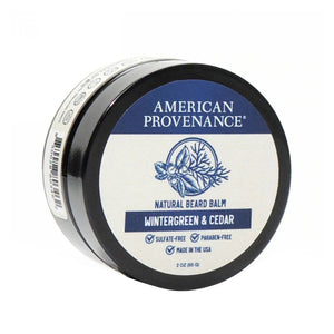 American Provenance, Natural Beard Balm Wintergreen & Cedar, 2 Oz