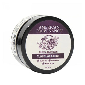 American Provenance, Natural Beard Balm Ylang Ylang & Clove, 2 Oz