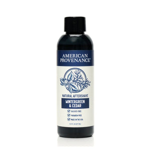 American Provenance, Natural Aftershave Wintergreen & Cedar, 3.3 Oz