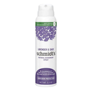 Schmidt's Deodorant, Natural Deodorant Spray Lavender & Sage, 3.2 Oz