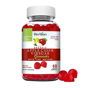 Herbion Naturals, Organic Apple Cider Vinegar Gummies, 60 Count