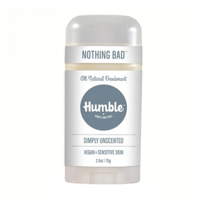 Humble Brands, Deodorant Vegan Sensitive Simply Unscented, 1