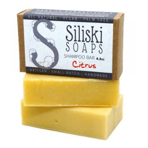 Siliski Soaps, Shampoo Bar Citrus, 4.5 Oz