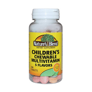 Nature's Blend, Children's Chewable Multivitamin, 100 Tabs