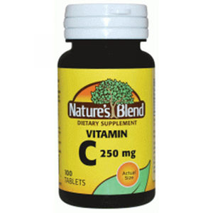 Nature's Blend, Vitamin C, 250 mg, 100 Tabs