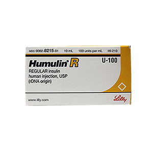 Eli Lilly And Company, Humulin R  Vial, 10 mL