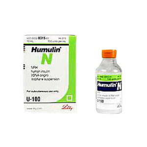 Eli Lilly And Company, Humulin N  Insulin, 10 ml