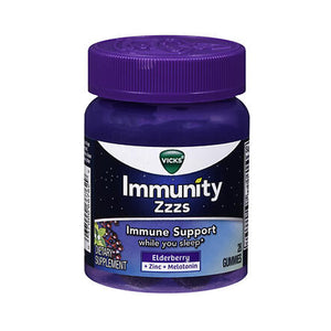 Crest, Vicks Immunity Zzzs Dietary Supplement Gummies, 28 Count