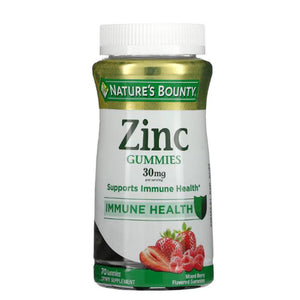 Nature's Bounty, Nature's Bounty Zinc Mixed Berry, 30 mg, 70 Count