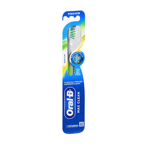 Crest, Oral-B Max Clean Medium Toothbrush, 1 Count