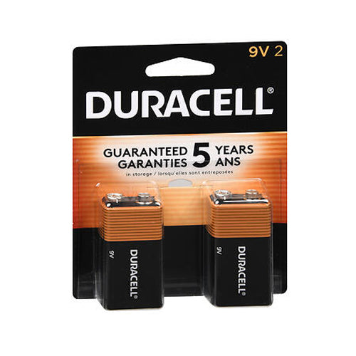 Duracell, 9v Alkaline Batteries, 2 Count